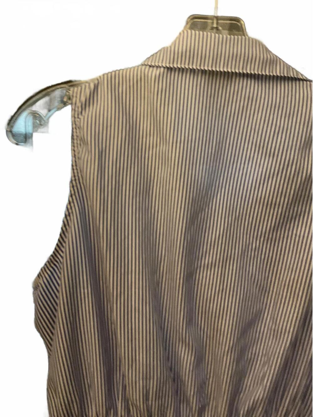 Millennium Blue and White Beachy Coastal  Shirt Dress with Herons  Size XL - Picture 7 of 9